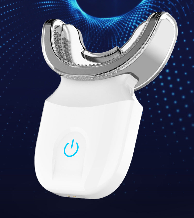 Rechargeable Sonic Vibration U-Shaped Tooth Cleaning Massager