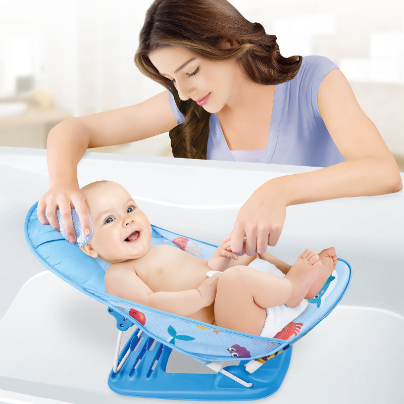 Portable Foldable Baby Anti-Slip Bath Chair