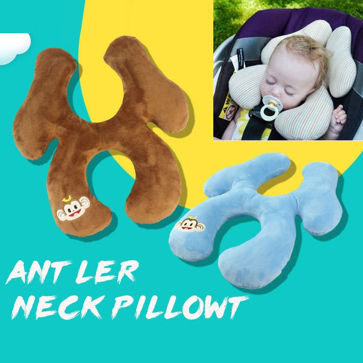 child car seat head support cute travel neck pillow