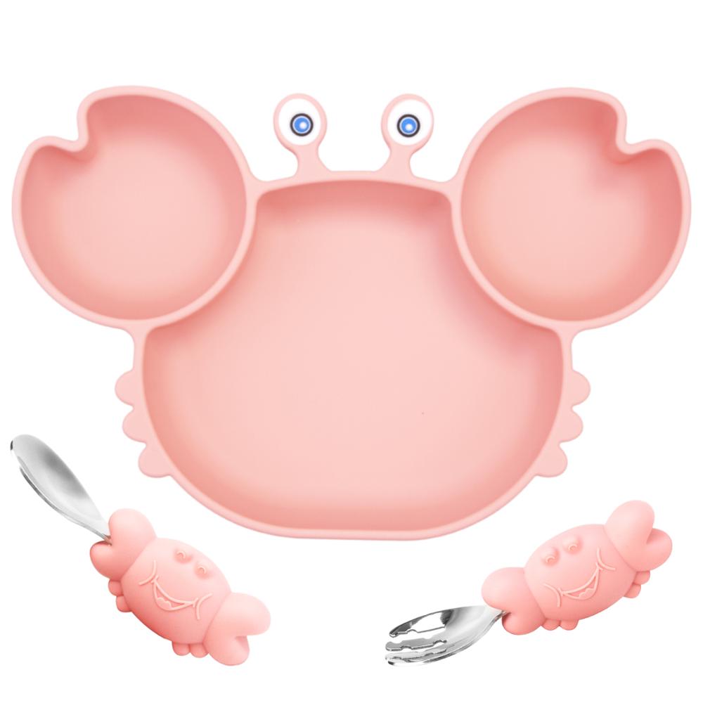 Anti-Slip Toddler Self-Eating Cutlery Baby Bowl