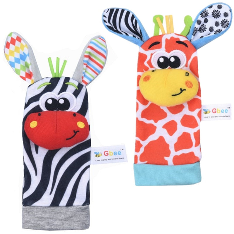 Baby Toys 0 6 12 Months Cute Stuffed Animals Baby Rattle Socks