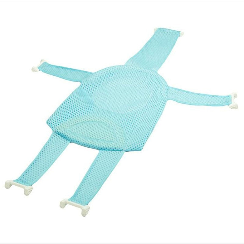 Baby Adjustable Infant Cross Shaped Slippery Bath Net