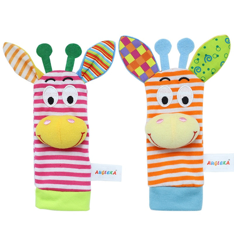 Baby Toys 0 6 12 Months Cute Stuffed Animals Baby Rattle Socks