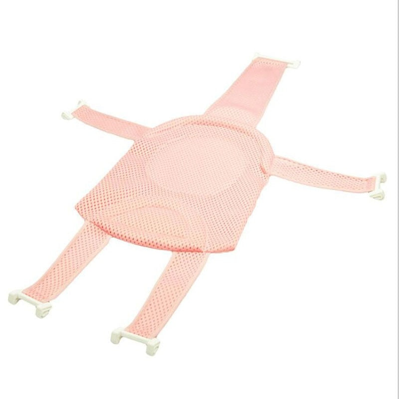 Baby Adjustable Infant Cross Shaped Slippery Bath Net