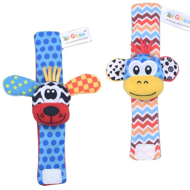 Baby Toys 0 6 12 Months Cute Stuffed Animals Baby Rattle Socks