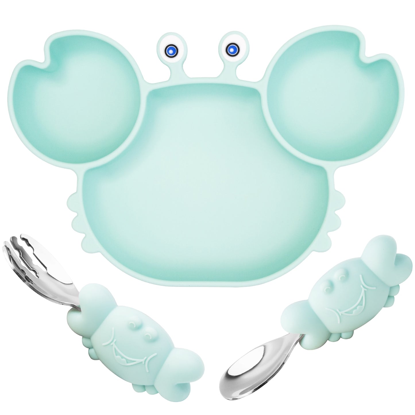 Anti-Slip Toddler Self-Eating Cutlery Baby Bowl