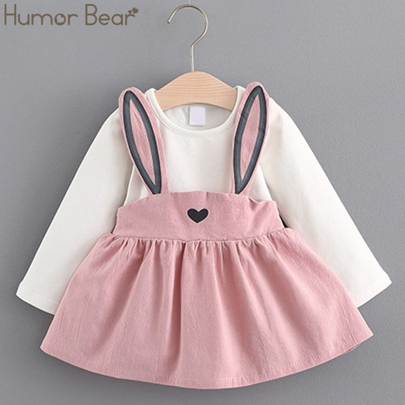 Humor Bear Cute Baby Girl Clothes