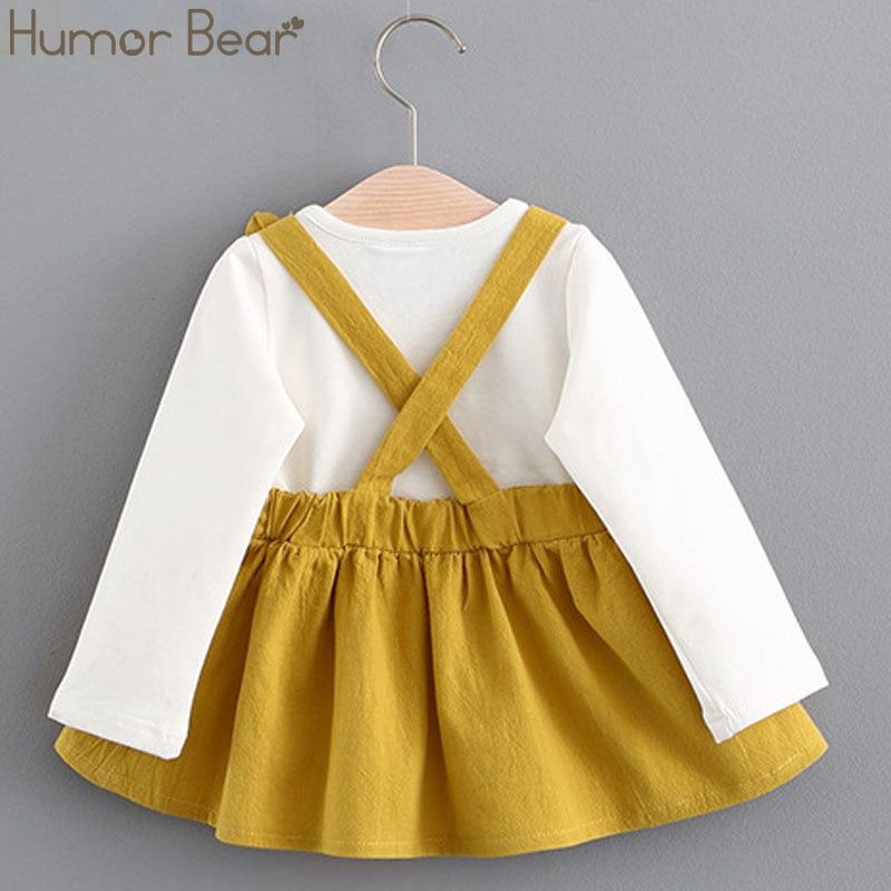 Humor Bear Cute Baby Girl Clothes