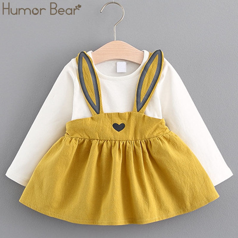 Humor Bear Cute Baby Girl Clothes