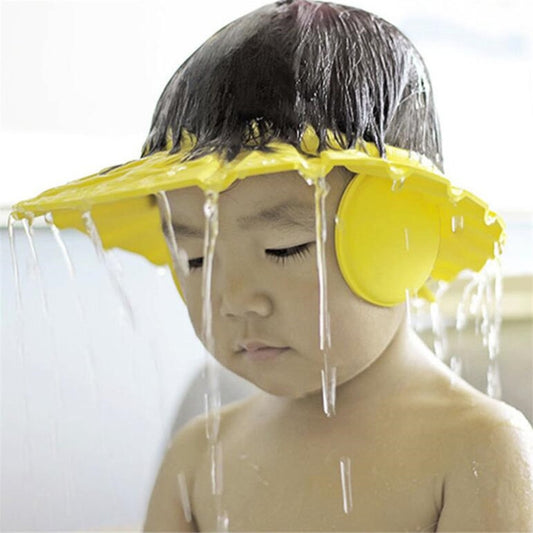 Bath Protect Soft Cap Hat For Baby Wash Hair Shield