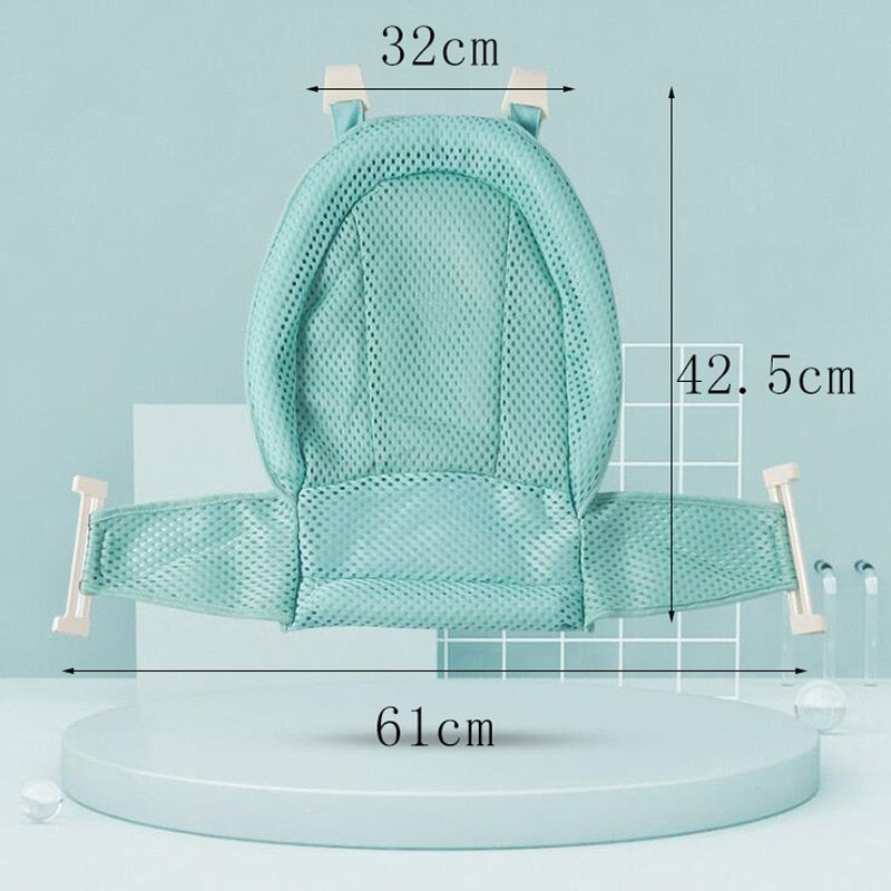 Baby Adjustable Infant Cross Shaped Slippery Bath Net