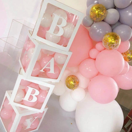 Transparent Letter Baby Shower