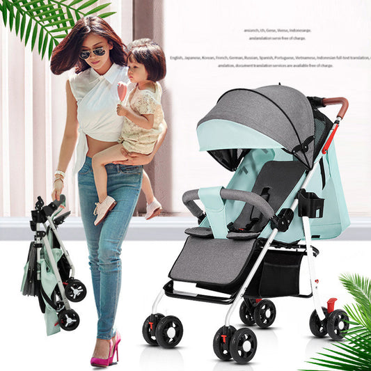 Baby Stroller Is Portable And Foldable